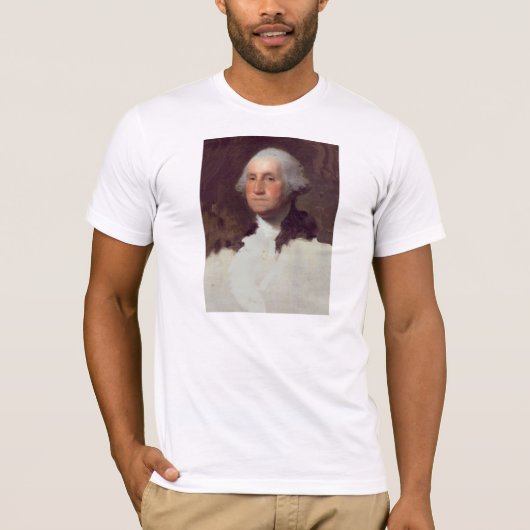 T-shirt Portrait de George Washington par Gilbert Stuart (Devant)