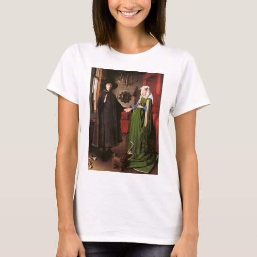 T-shirt Portrait de Giovanni Arnolfini et son épouse (Devant)