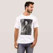 T-shirt Portrait de gris de Charles, gris de comte (Devant entier)