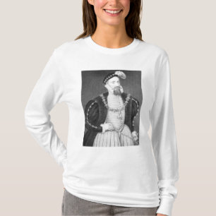 T-shirt Portrait de gris de Henry