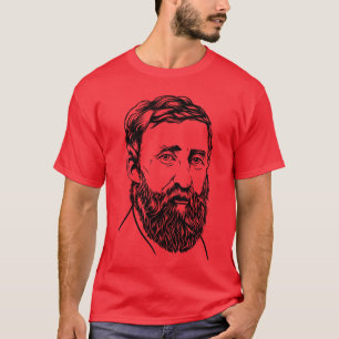 T-shirt Portrait de Henry David Thoreau