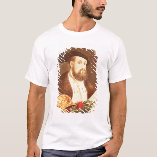 T-shirt Portrait de Hernan Cortes (Devant)