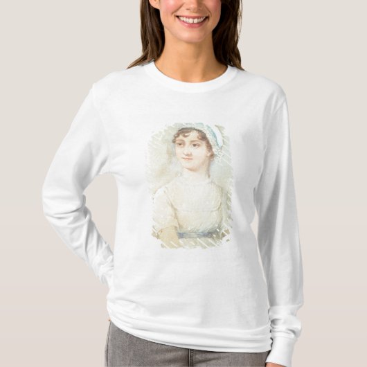 T-shirt Portrait de Jane Austen (Devant)