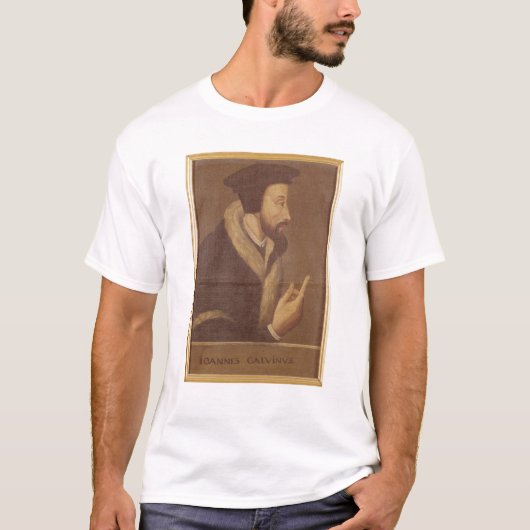 T-shirt Portrait de Jean Calvin (Devant)