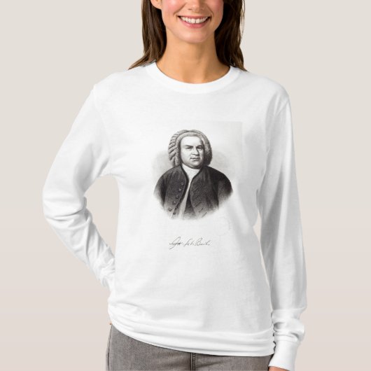 T-shirt Portrait de Johann Sebastian Bach (Devant)