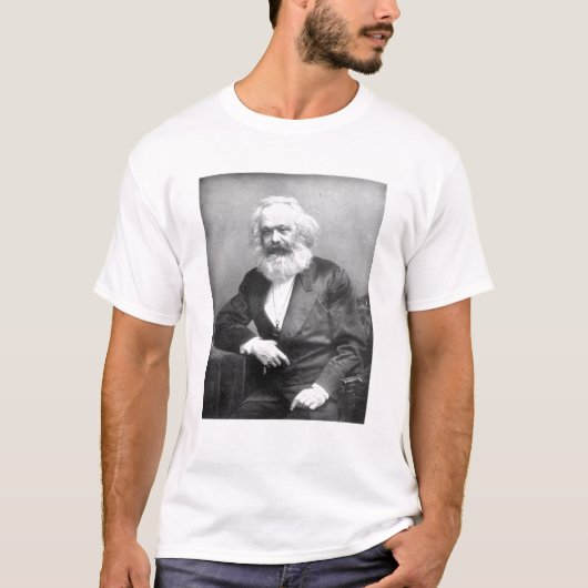 T-shirt Portrait de Karl Marx (Devant)