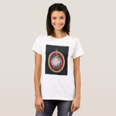 T-shirt Portrait de la reine Elizabeth I (avec c/c sur vel (Devant entier)