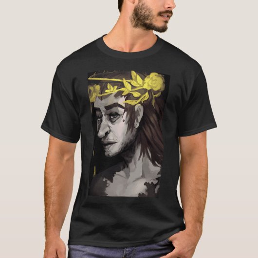 T-shirt Portrait de Larry Johnson (Devant)