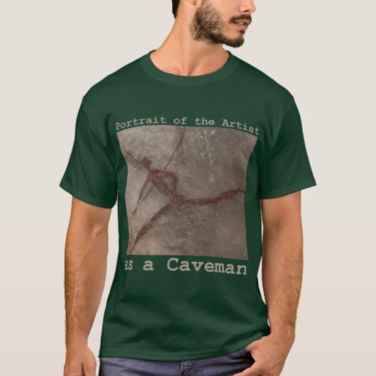 T-shirt portrait de l'artiste (Devant)