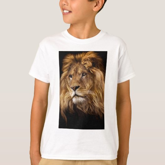 T-shirt Portrait de Lion (Devant)