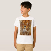 T-shirt Portrait de Lion (Devant entier)