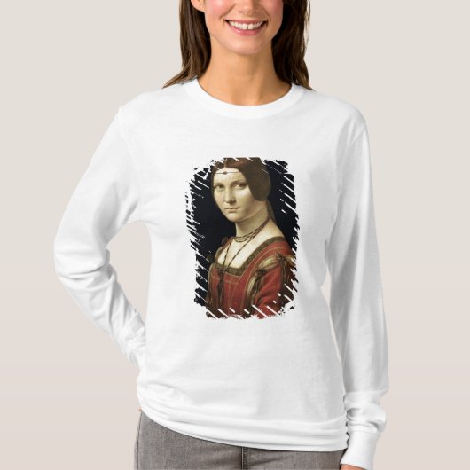T-shirt Portrait de Madame de la cour de Milan (Devant)