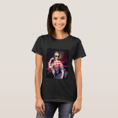 T-shirt Portrait de Marie Antoinette avec lunettes de sole (Devant entier)