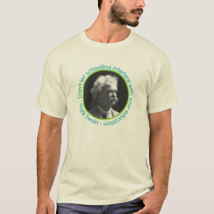 T-shirt Portrait de Mark Twain avec la chemise de citation