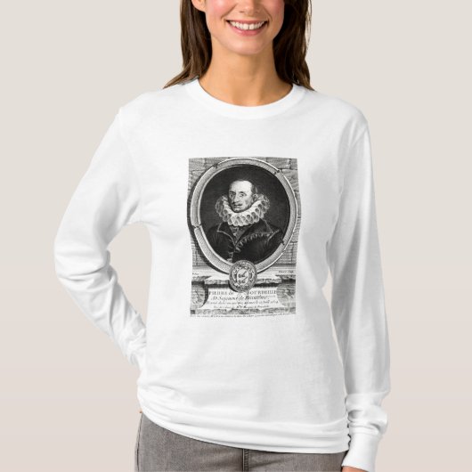 T-shirt Portrait de médaillon de Pierre de Bourdeille (Devant)