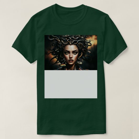 T-shirt Portrait de Medusa Gorgon (Design devant)