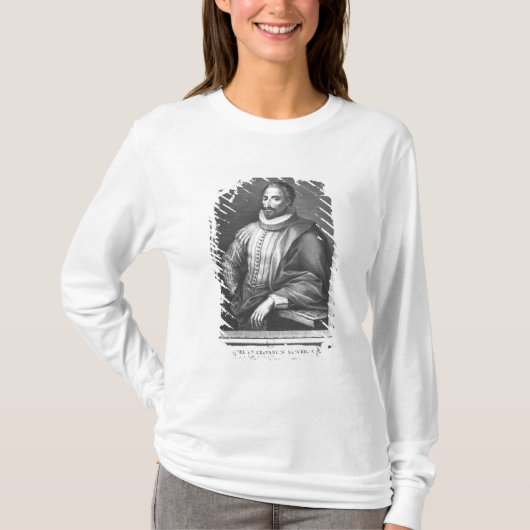 T-shirt Portrait de Miguel de Cervantes Saavedra (Devant)