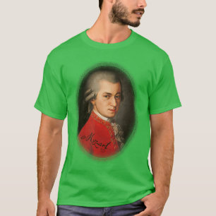 T-shirt Portrait de Mozart Amateur de Musique Classique Ar