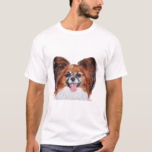 T-shirt Portrait de Papillon (Devant)