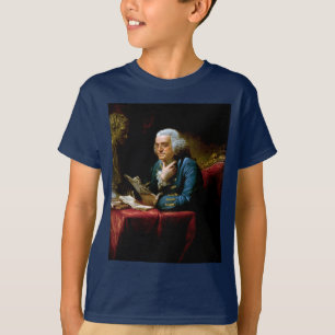T-shirt Portrait de pouce, Benjamin Franklin Père fondateu