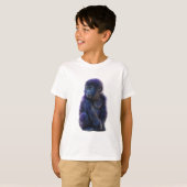 T-shirt Portrait de primate Deep Purple (Devant entier)