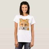 T-shirt Portrait de renard roux (Devant entier)