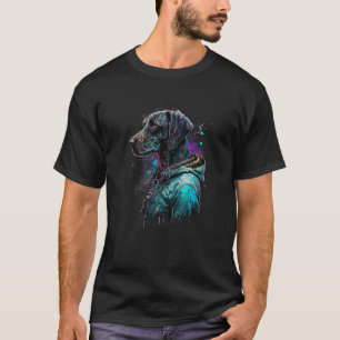 T-shirt Portrait de rockstar GSP Pointer allemand à poil c