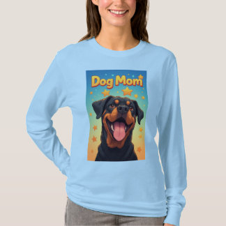T-shirt Portrait de Rottweiler mignon pour les amateurs de