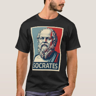 T-shirt Portrait de Socrate Pop Art