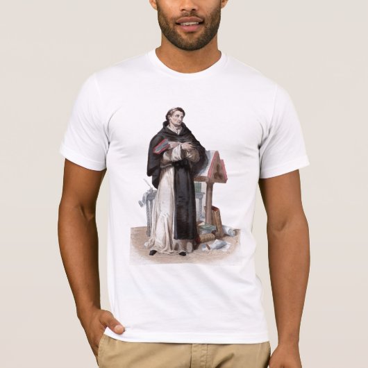 T-shirt Portrait de St Bernard de Clairvaux (Devant)