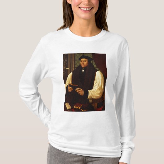 T-shirt Portrait de Thomas Cranmer 1546 (Devant)