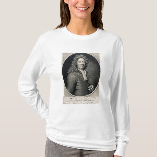 T-shirt Portrait de Tompion de Thomas gravé par John (Devant)