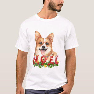 T-shirt Portrait de vacances Cute Corgi
