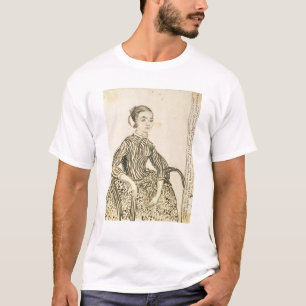 T-shirt Portrait de Vincent van Gogh   d'une jeune fille,