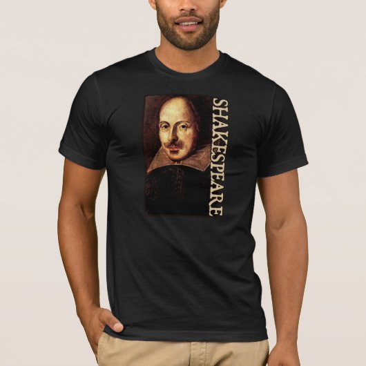 T-shirt Portrait de William Shakespeare (Devant)