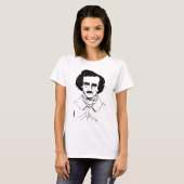 T-shirt Portrait d'Edgar Allan Poe (Devant entier)