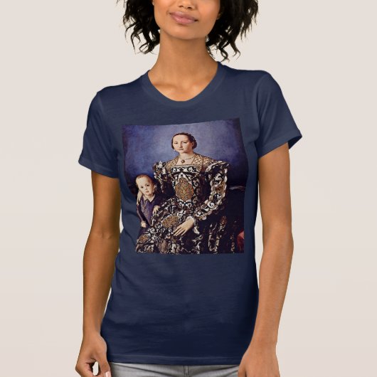 T-shirt Portrait d'Eleonora di Toledo par Bronzino Angelo (Devant)
