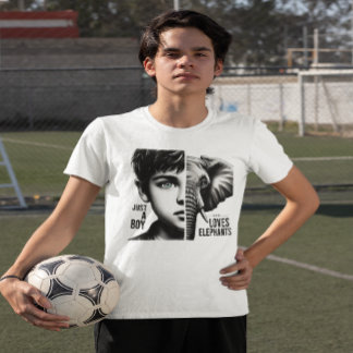 T-shirt Portrait d'Harmonie Eléphant-Boy Majestic