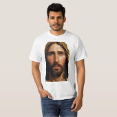 T-shirt Portrait Divin Jésus (Devant entier)