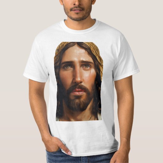 T-shirt Portrait Divin Jésus (Devant)