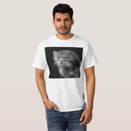 T-shirt Portrait du chat de Pallas (Devant entier)