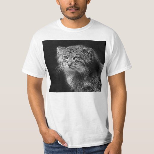 T-shirt Portrait du chat de Pallas (Devant)