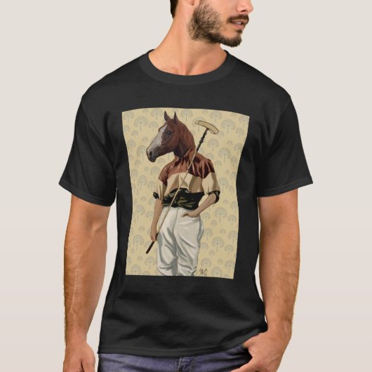 T-shirt Portrait du cheval Polo (Devant)