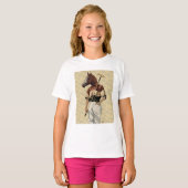 T-shirt Portrait du cheval Polo (Devant entier)