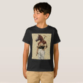 T-shirt Portrait du cheval Polo (Devant entier)
