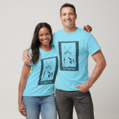 T-shirt Portrait du Lynx bleu (Unisexe)