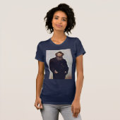 T-shirt Portrait du peintre Ivan Shishkin par Ivan Niko (Devant entier)