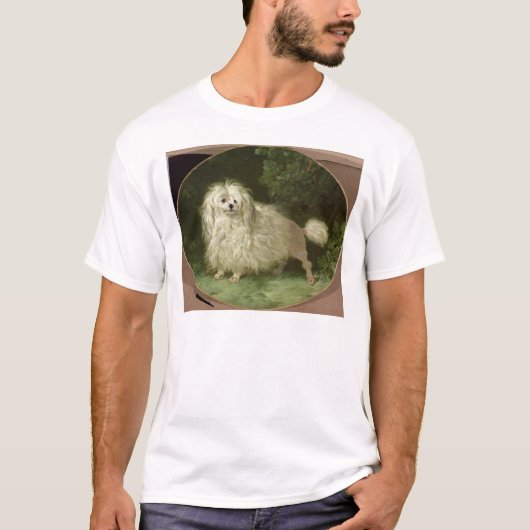 T-shirt Portrait d'un caniche (Devant)