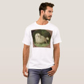 T-shirt Portrait d'un caniche (Devant entier)