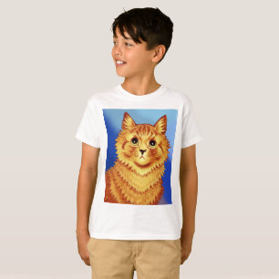 T-shirt Portrait d'un chat orange par Louis Wain